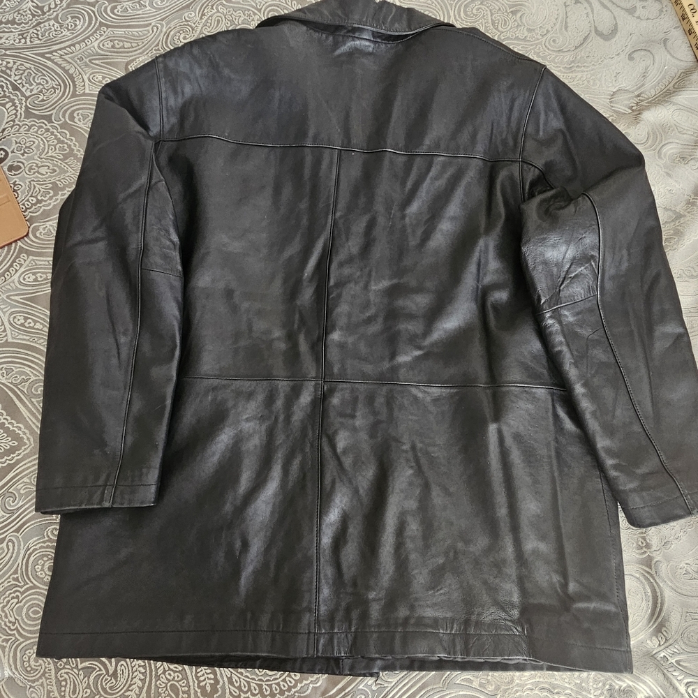 Knightsbridge Leather Jacket Vintage Worn Condition - Picture 2 of 8